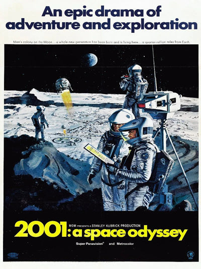 2001: A Space Odyssey Movie Poster - Stanley Kubrick Classic Movie Poster | Film Wall Art Print