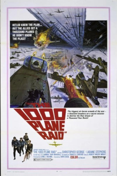 1000 Plane Raid (1969) - Adventure War Movie Poster Movie Poster | Film Wall Art Print