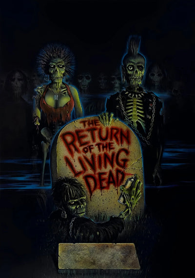 1985 Return of the Living Dead Poster Art Print - Premium Movie Poster