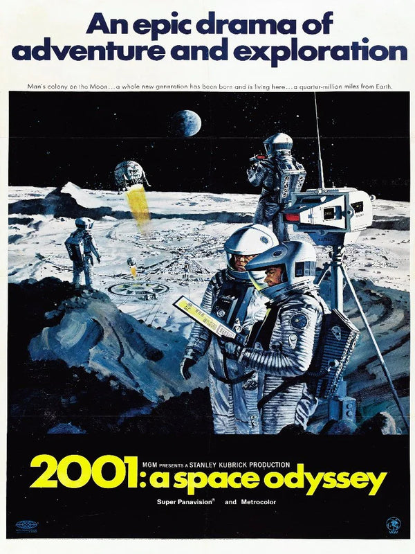 2001: A Space Odyssey Movie Poster - Stanley Kubrick Classic Movie Poster | Film Wall Art Print