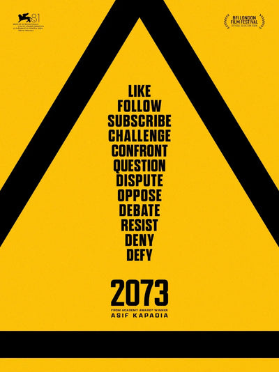 2073 Movie Poster - Dystopian Sci-Fi Thriller Film Art Movie Poster | Film Wall Art Print
