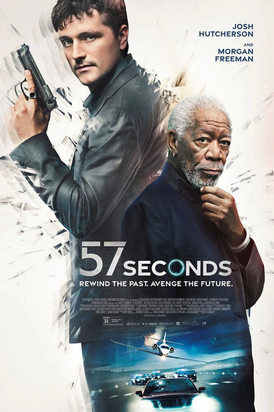 57 Seconds (2023): Time-Bending Thriller Wall Art - Premium Movie Poster