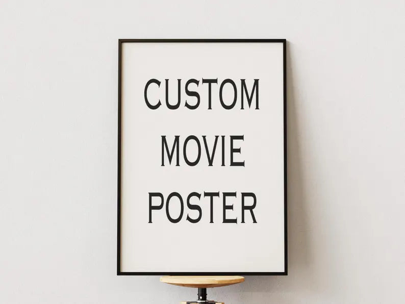 Custom Movie Poster - High Quality Print Movie Poster | Film Wall Art Print