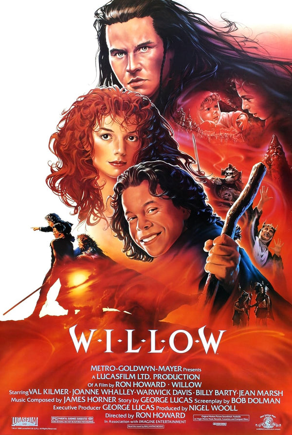 Willow (1988) - Action Adventure Drama Movie Poster Movie Poster | Film Wall Art Print