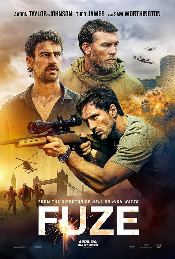 Fuze (2025) - High-Octane Action Crime Thriller Poster Movie Poster | Film Wall Art Print
