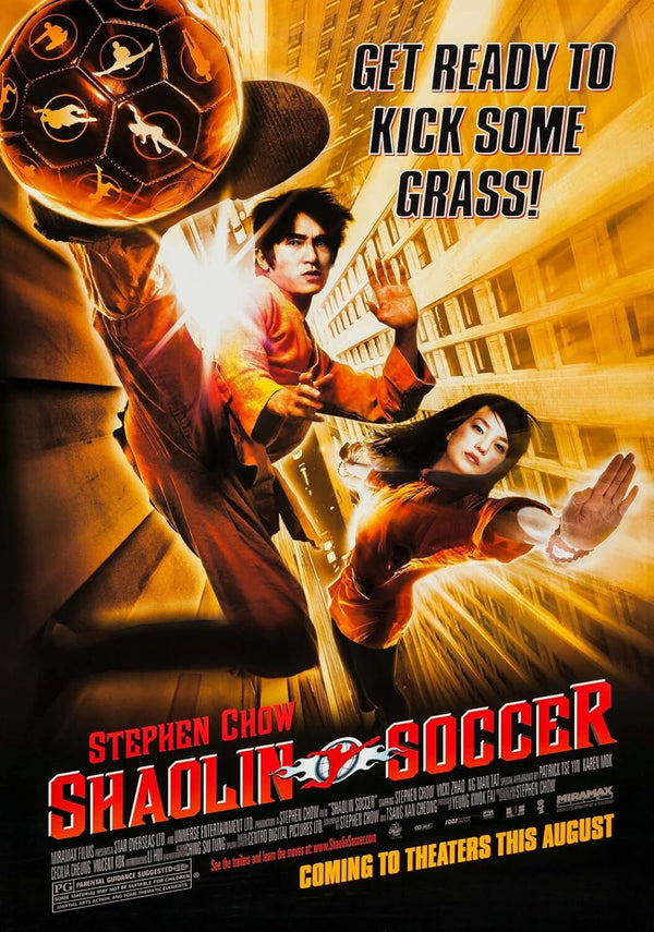 Shaolin Soccer Movie Poster | Stephen Chow Martial Arts Comedy Movie Poster | Film Wall Art Print