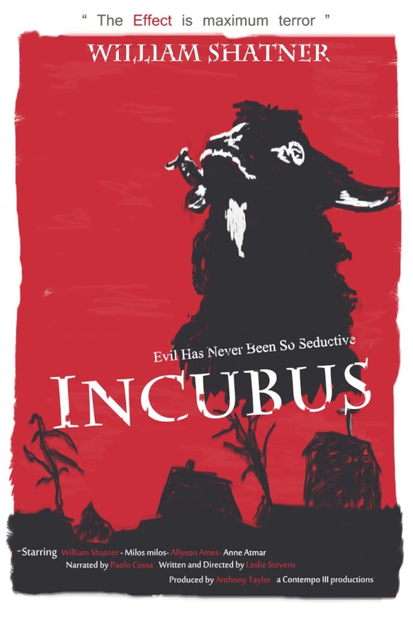 Incubus (1966) - Classic Horror Movie Poster | 60s Supernatural Thriller Movie Poster | Film Wall Art Print
