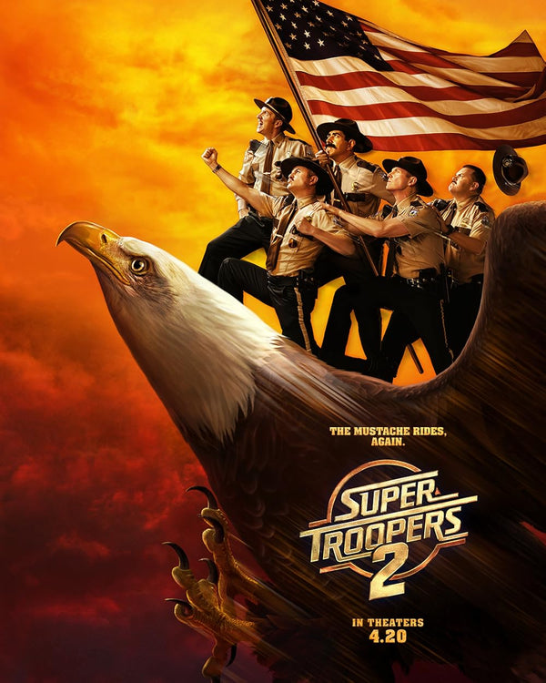 Super Troopers 2 (2018) Hilarious Action-Packed Sequel Movie Poster | Film Wall Art Print
