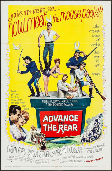 Advance to the Rear (1964) - Hilarious War Western Comedy Movie Poster Movie Poster | Film Wall Art Print