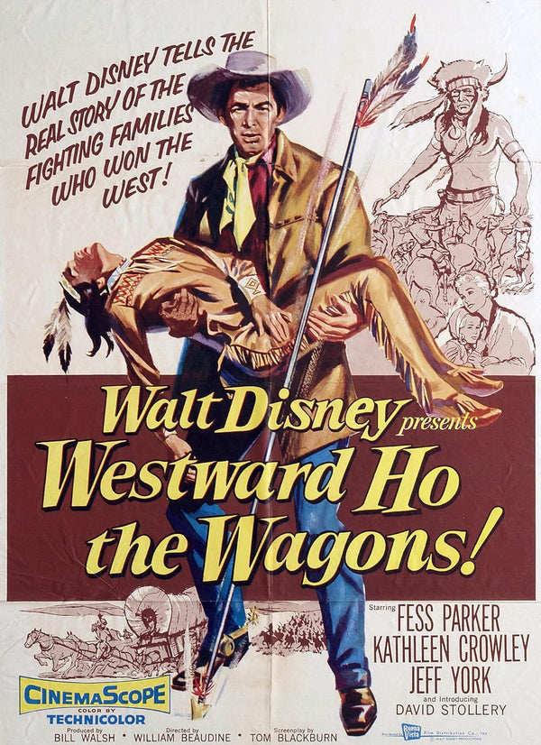 Westward Ho The Wagons! (1956) Movie Poster Movie Poster | Film Wall Art Print