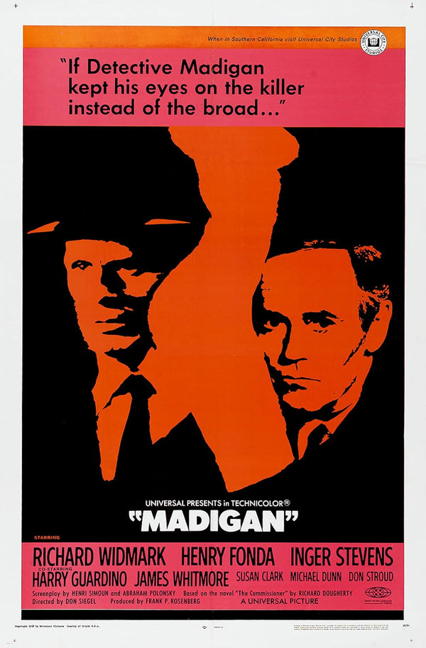 Madigan (1968) – Classic Crime Thriller Movie Poster Movie Poster | Film Wall Art Print