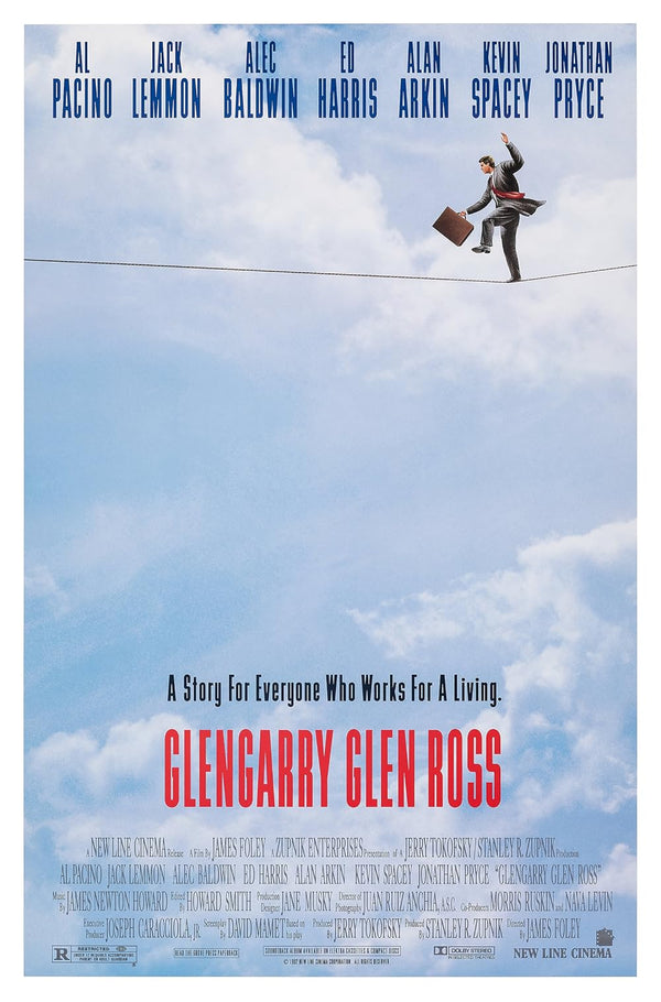Glengarry Glen Ross Movie Poster - Classic Drama Film Art Movie Poster | Film Wall Art Print