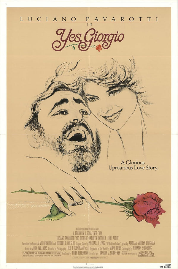 Yes, Giorgio (1982) - Romantic Musical Comedy Poster Movie Poster | Film Wall Art Print
