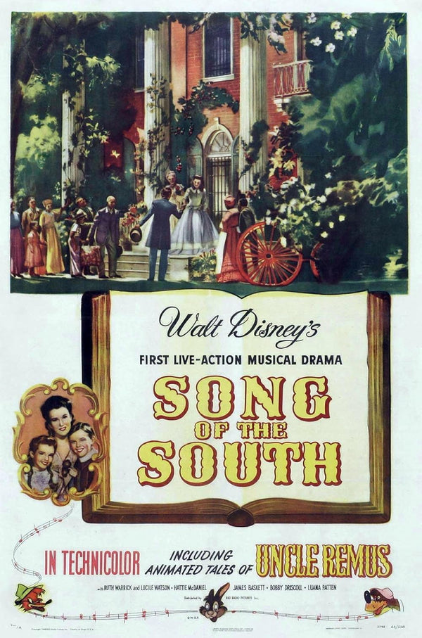 Song of the South (1946) - Classic Animated Family Comedy Movie Poster | Film Wall Art Print