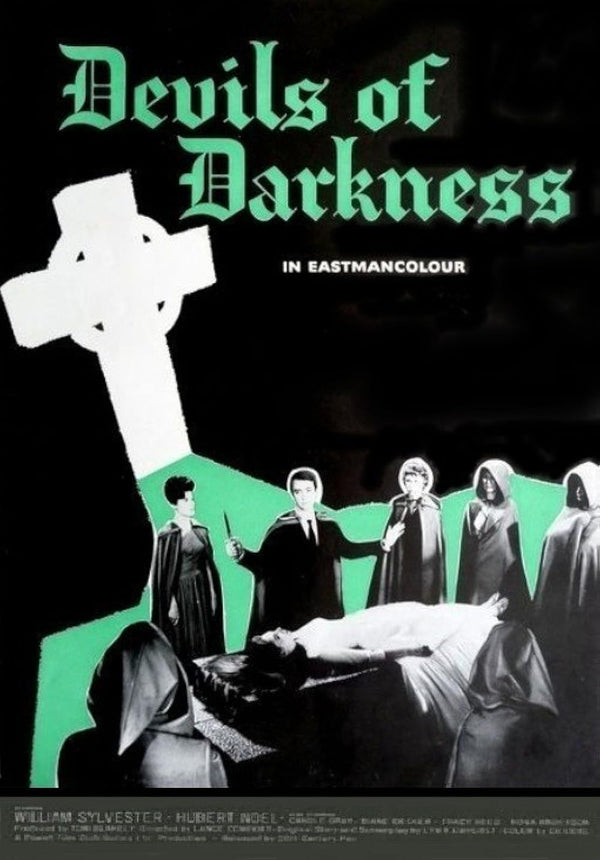 Devils of Darkness (1965) - Classic Horror Movie Poster Movie Poster | Film Wall Art Print