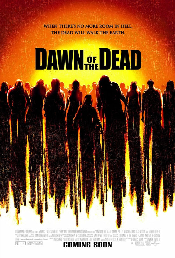 Dawn of the Dead Movie Poster - Classic Zombie Horror Film Art Movie Poster | Film Wall Art Print