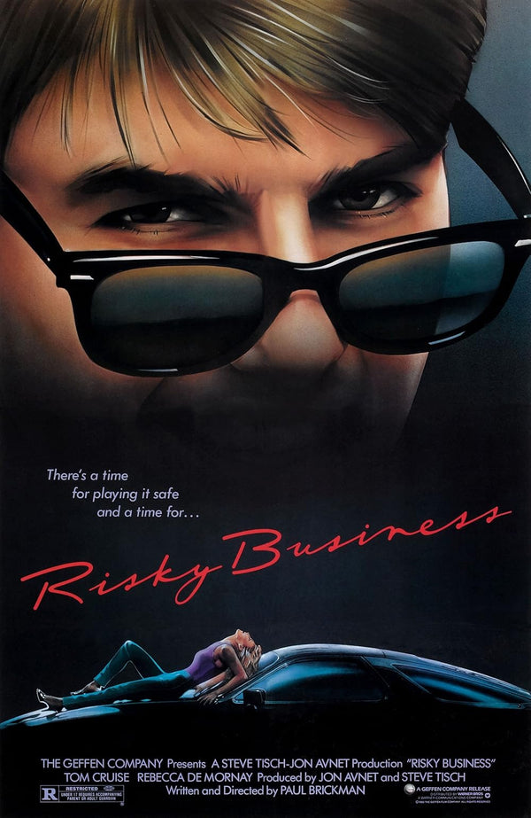 Risky Business Movie Poster - Tom Cruise Classic 1983 Movie Poster | Film Wall Art Print