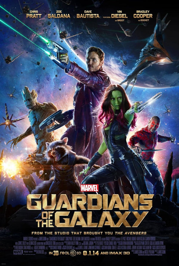 Guardians of the Galaxy Movie Poster - Official Artwork & Prints Movie Poster | Film Wall Art Print