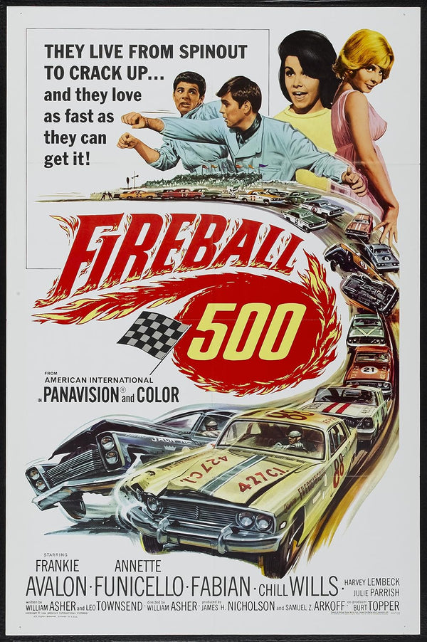 Fireball 500 (1966) – Action Comedy Drama Movie Poster Movie Poster | Film Wall Art Print