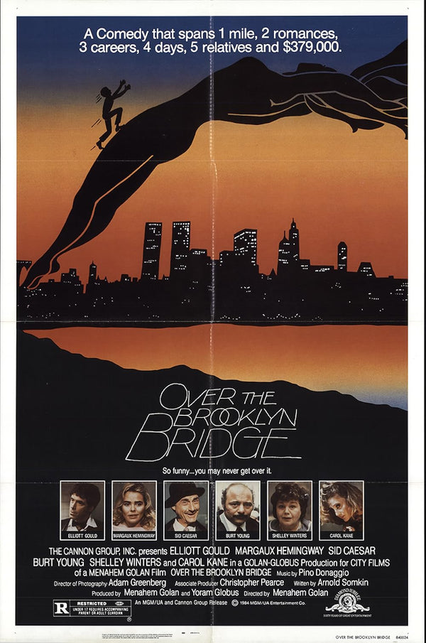 Over the Brooklyn Bridge (1984) - Romantic Comedy Movie Poster Movie Poster | Film Wall Art Print