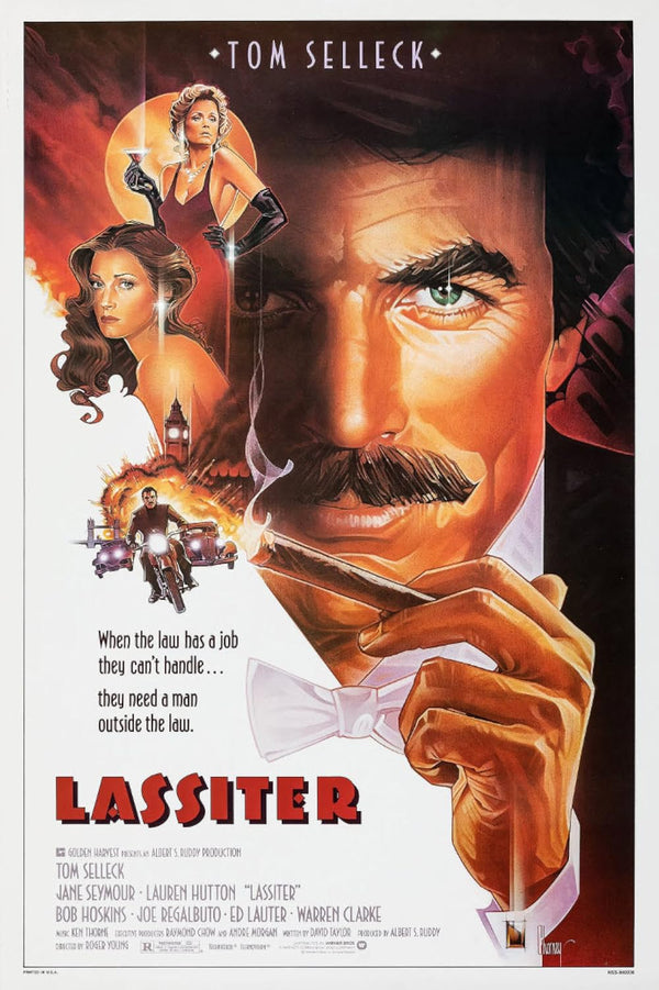 Lassiter (1984) - Classic Action Crime Drama Poster Movie Poster | Film Wall Art Print