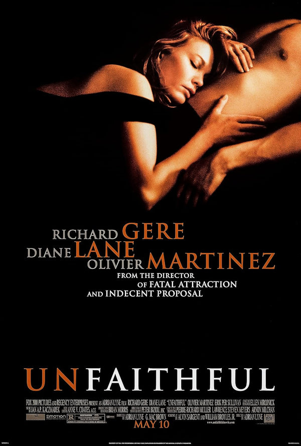 Unfaithful (2002) - Drama, Romance, Thriller Movie Movie Poster | Film Wall Art Print