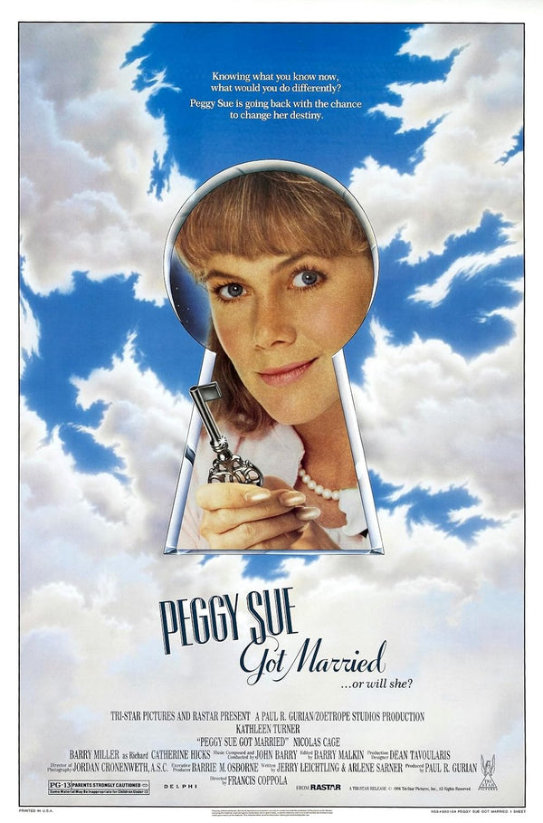 Peggy Sue Got Married (1986) - Comedy, Drama, Fantasy Movie Movie Poster | Film Wall Art Print