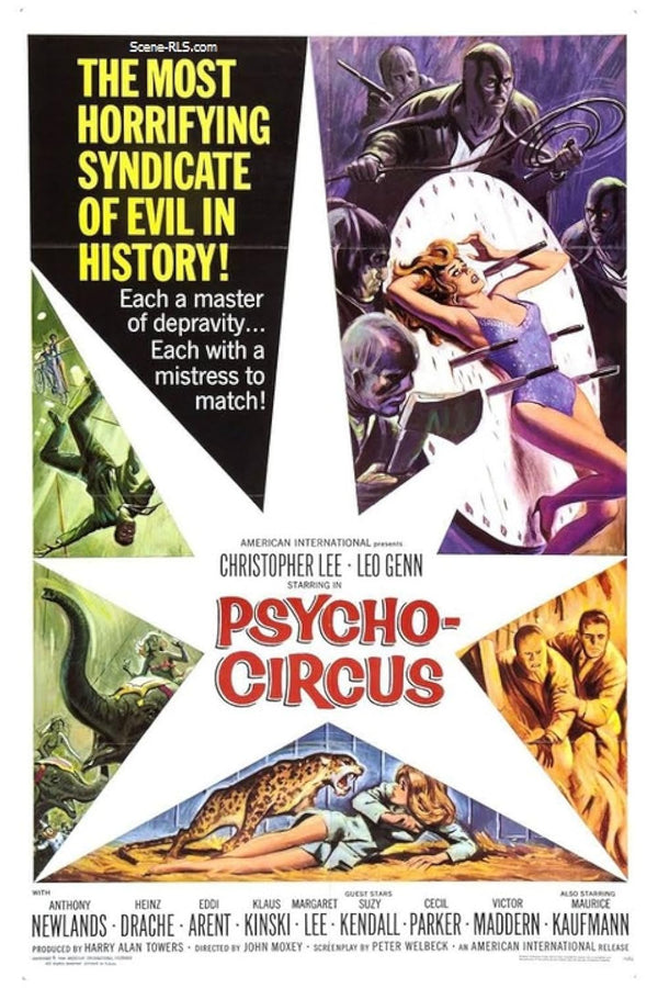 Psycho Circus (1966) - Crime, Drama, Mystery Movie Poster Movie Poster | Film Wall Art Print