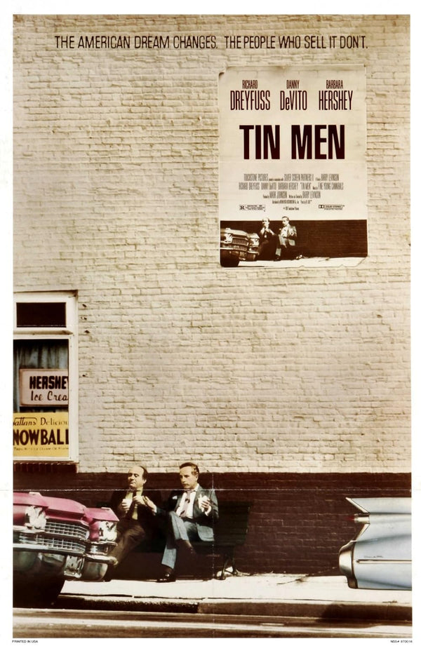 Tin Men (1987) - Hilarious Comedy-Drama About Rival Salesmen Movie Poster | Film Wall Art Print