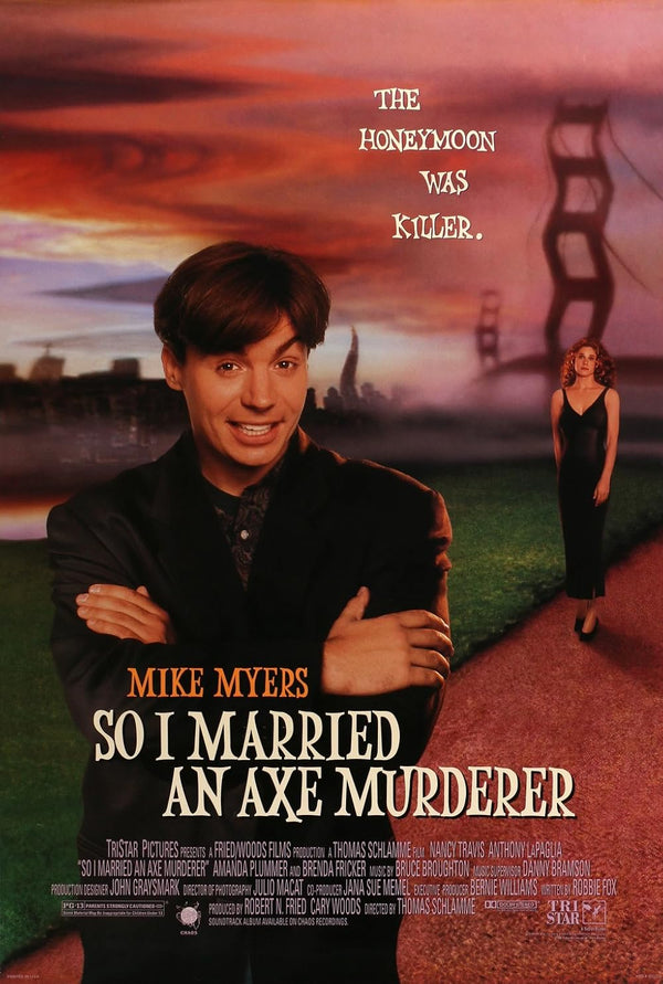 So I Married An Axe Murderer (1993) – Romantic Comedy Classic Movie Poster | Film Wall Art Print