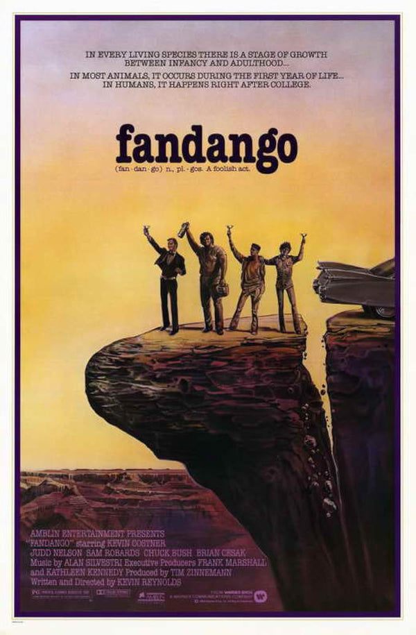 Fandango (1985) - Hilarious Comedy-Drama with Heartfelt Moments Movie Poster | Film Wall Art Print