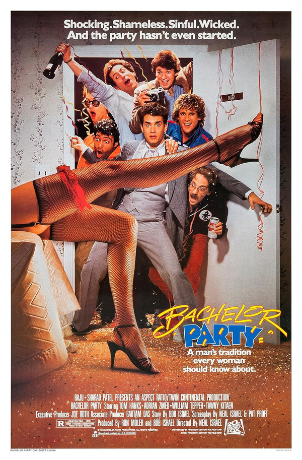 Bachelor Party (1984) – Classic Comedy Movie Movie Poster | Film Wall Art Print