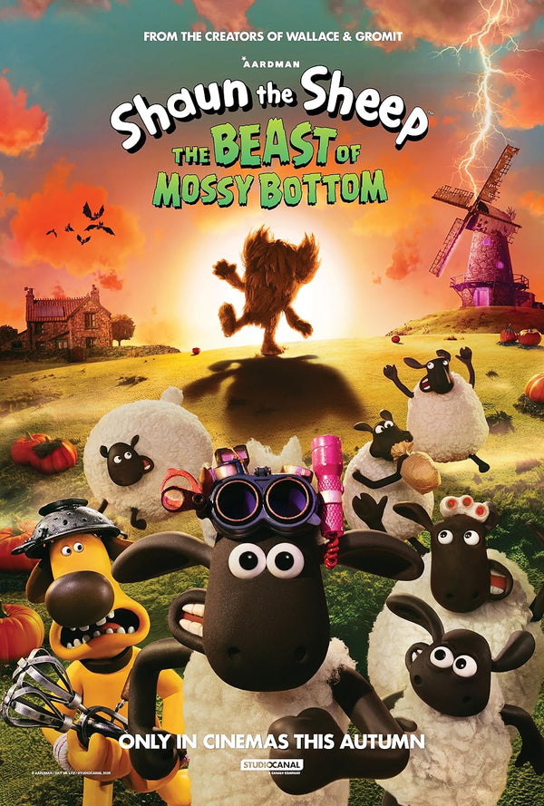 Shaun the Sheep: The Beast of Mossy Bottom 2026 Animation Comedy Family Movie Movie Poster | Film Wall Art Print