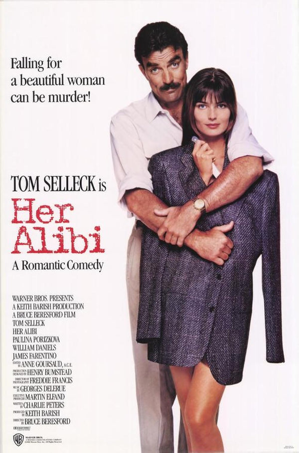 Her Alibi (1989) - Witty Comedy Crime Mystery Thriller Movie Poster | Film Wall Art Print