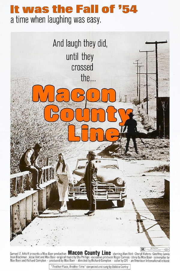 Macon County Line (1974) – Action, Drama, Romance Movie Poster Movie Poster | Film Wall Art Print
