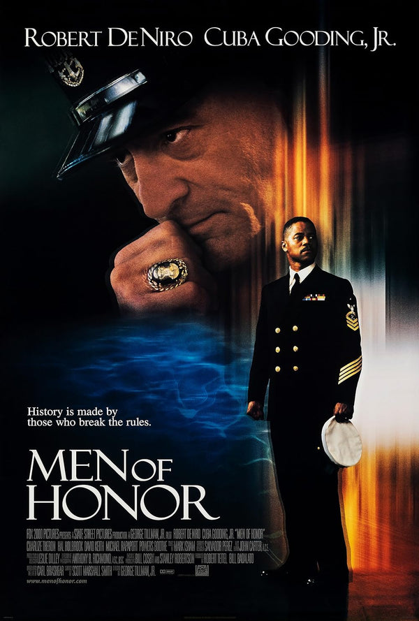 Men of Honor (2000) - Inspirational Biography Drama Movie Poster Movie Poster | Film Wall Art Print