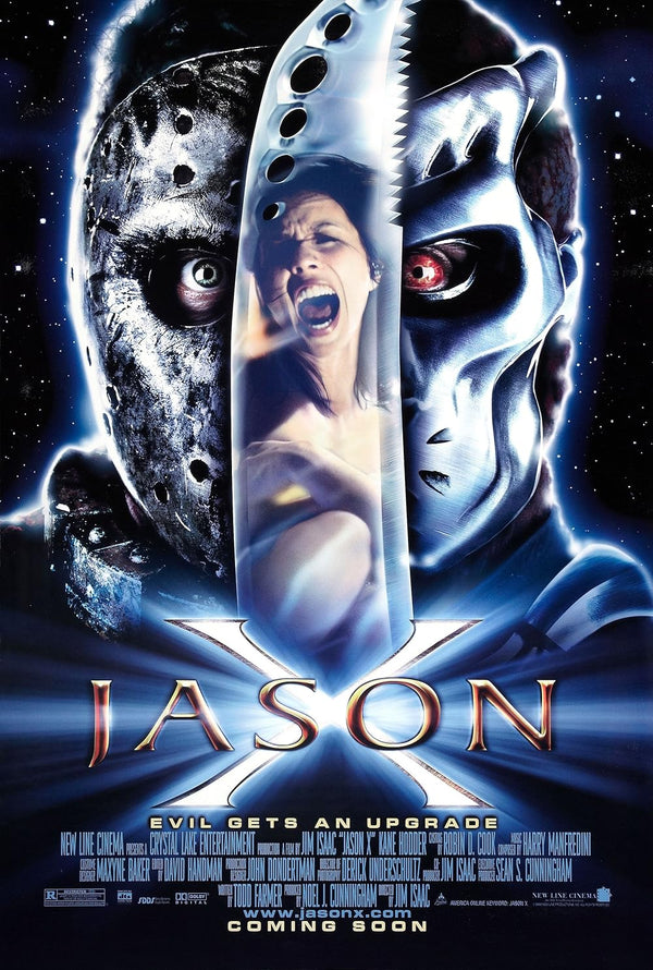 Jason X (2001) - Action Horror Sci-Fi Movie Poster Movie Poster | Film Wall Art Print