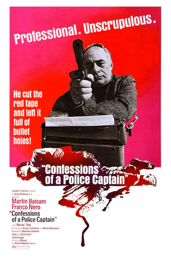 Confessions Of A Police Captain (1971) – Crime Drama Classic Movie Poster | Film Wall Art Print