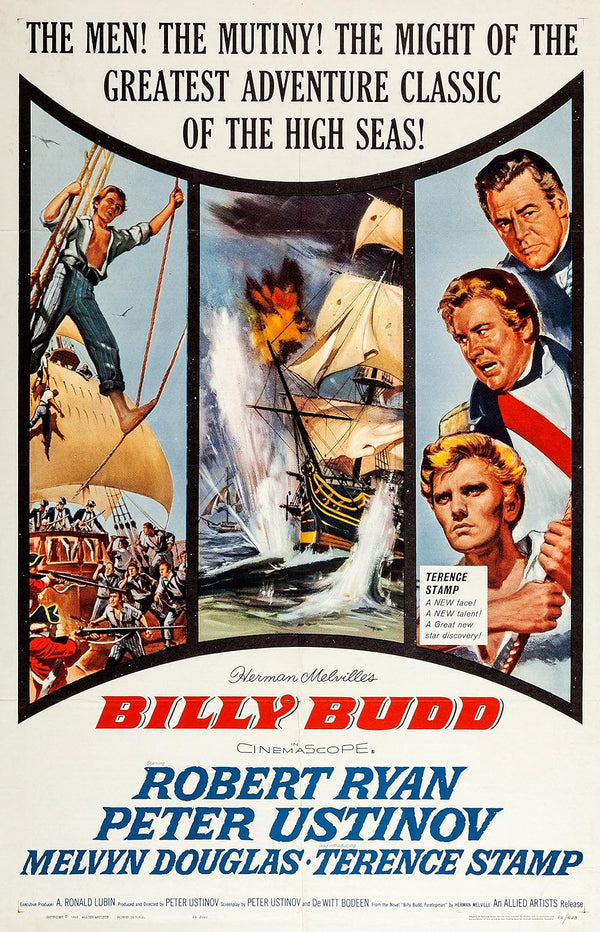 Billy Budd (1962) - Epic Adventure Drama & War Film Movie Poster | Film Wall Art Print