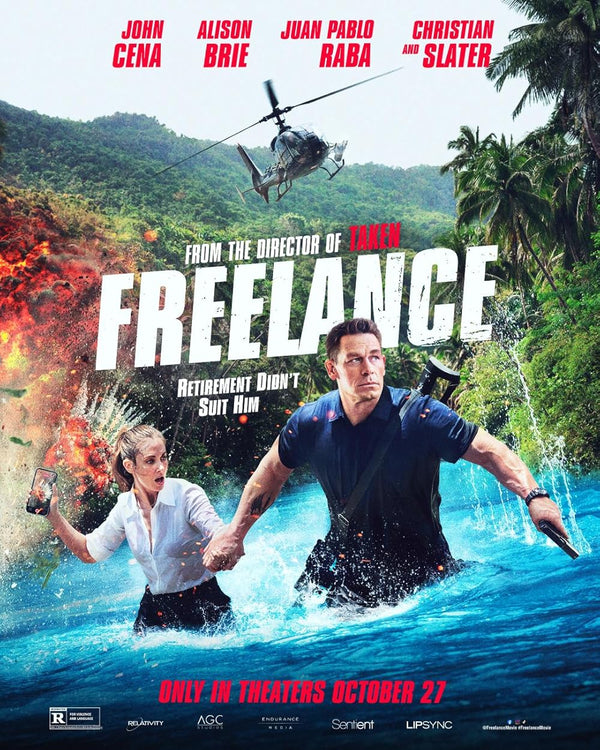 Freelance (2023) - Action Adventure Comedy Movie Poster Movie Poster | Film Wall Art Print