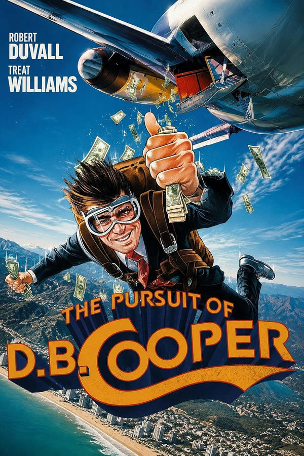 Pursuit of D.B. Cooper (1981): Uncover the Mystery Movie Poster | Film Wall Art Print