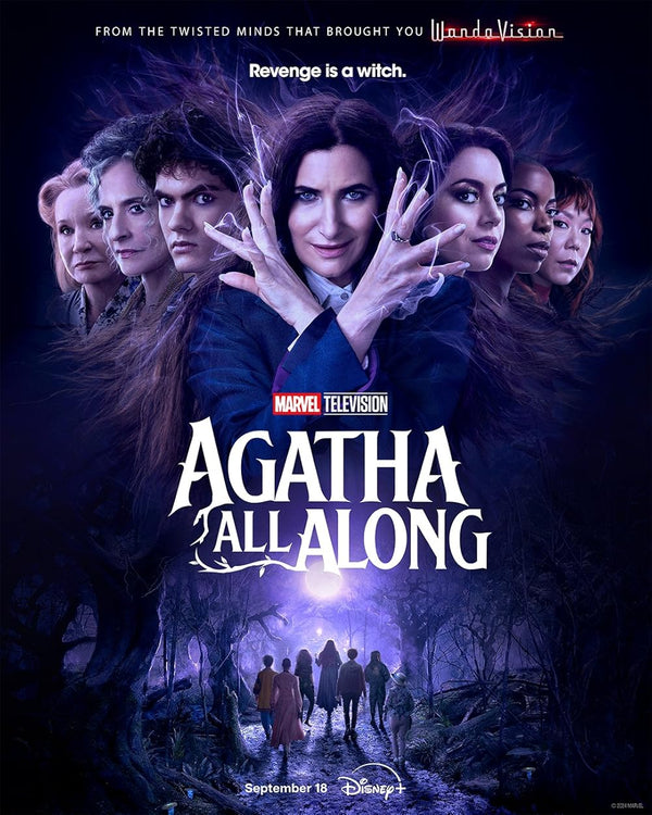 Agatha All Along: Action-Adventure Comedy TV Series Movie Poster | Film Wall Art Print