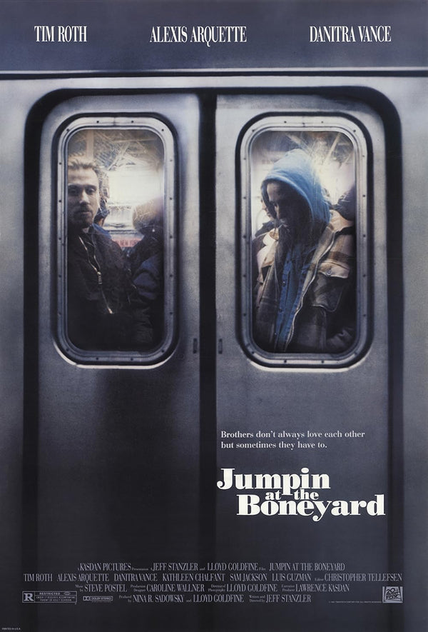 Jumpin' At The Boneyard (1991) Poster – Drama Film Movie Poster | Film Wall Art Print