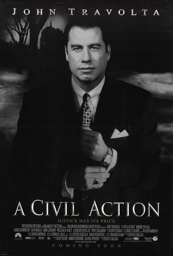 Civil Action (1998) – John Travolta Legal Drama | True Story Movie Poster | Film Wall Art Print