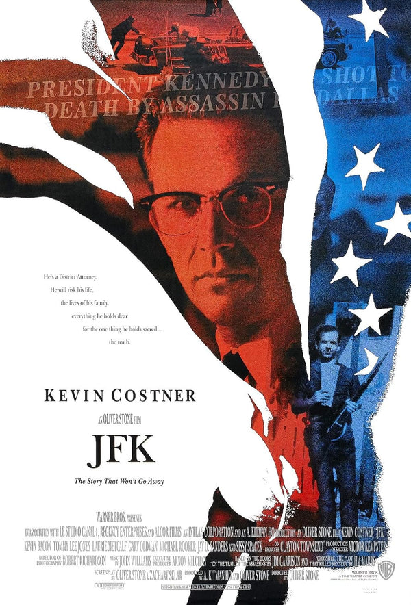 JFK (1991) Movie Poster – Drama, History, Thriller Movie Poster | Film Wall Art Print