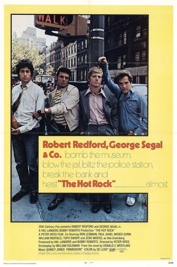 Hot Rock (1972) - Action Comedy Crime Movie Poster Movie Poster | Film Wall Art Print