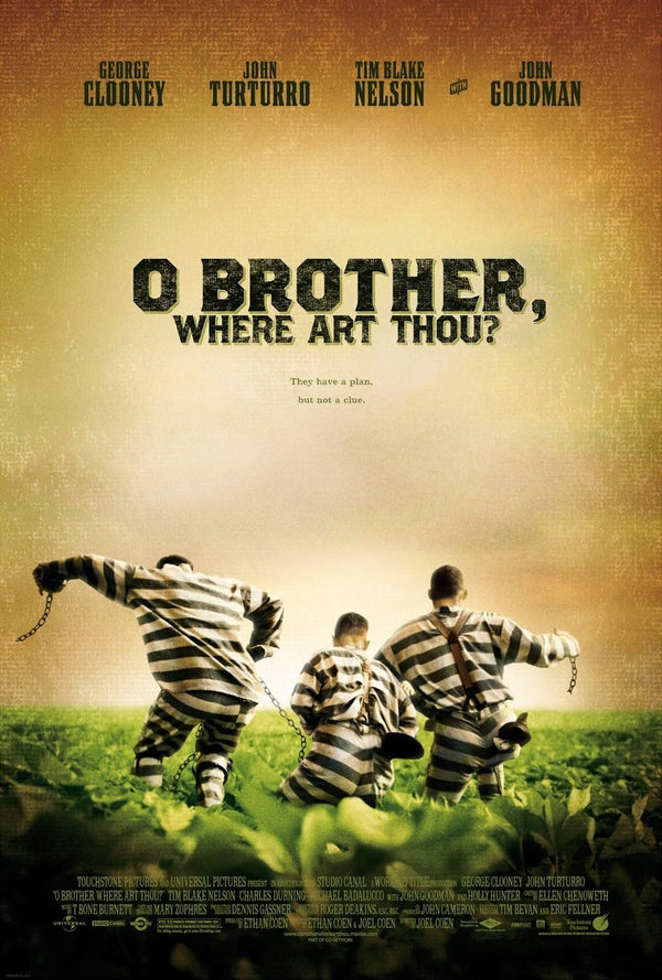 O Brother Where Art Thou? Movie Poster - Coen Brothers Film Movie Poster | Film Wall Art Print