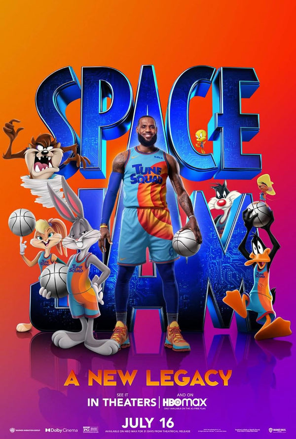 Space Jam: A New Legacy (2021) - Animated Adventure Comedy Movie Poster | Film Wall Art Print