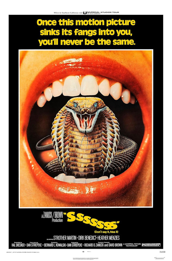 SSSSSS (1973) - Chilling Sci-Fi Horror Classic Movie Poster | Film Wall Art Print