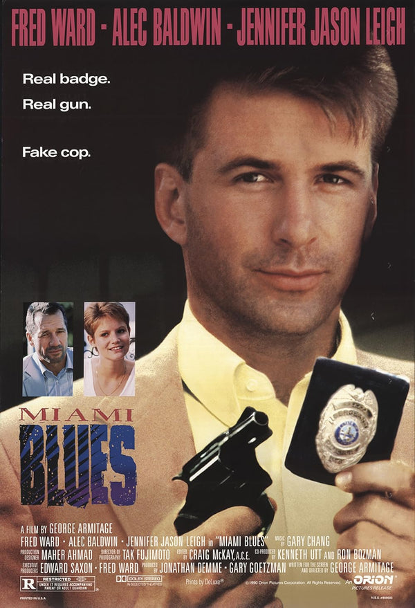 Miami Blues (1990) – Comedy, Crime, Drama Movie Poster Movie Poster | Film Wall Art Print